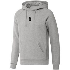 Men's Charlotte FC adidas Heathered Gray Travel Raglan Pullover Hoodie